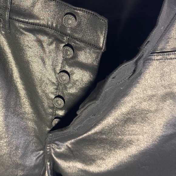 Express High Rise Skinny Coated Jeans - Picture 5 of 7